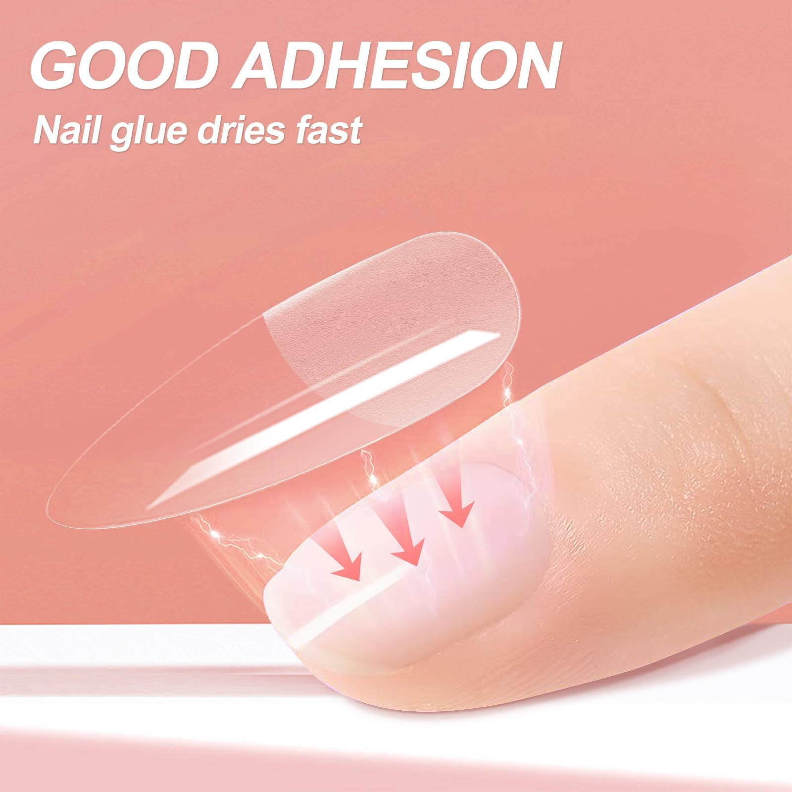 Sularpek Pegamento de uñas extrafuerte, pegamento de uñas de 7 ml, pegamento para uñas postizas, para aplicar puntas de uñas artificiales para manicura — view 6