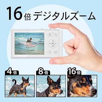 デジタルカメラ HIRAKU Amazon | 薄型コンパクトデジタルカメラ 最薄部1cm 64g 1300万画素
