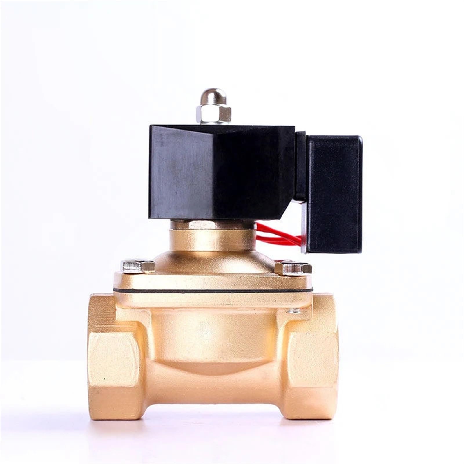 MXXDMOPD 1-1/2'' Normally Closed Brass Non Hot Solenoid Valve For 24 hours Working 24V 12V 220V 110V(220VAC)
