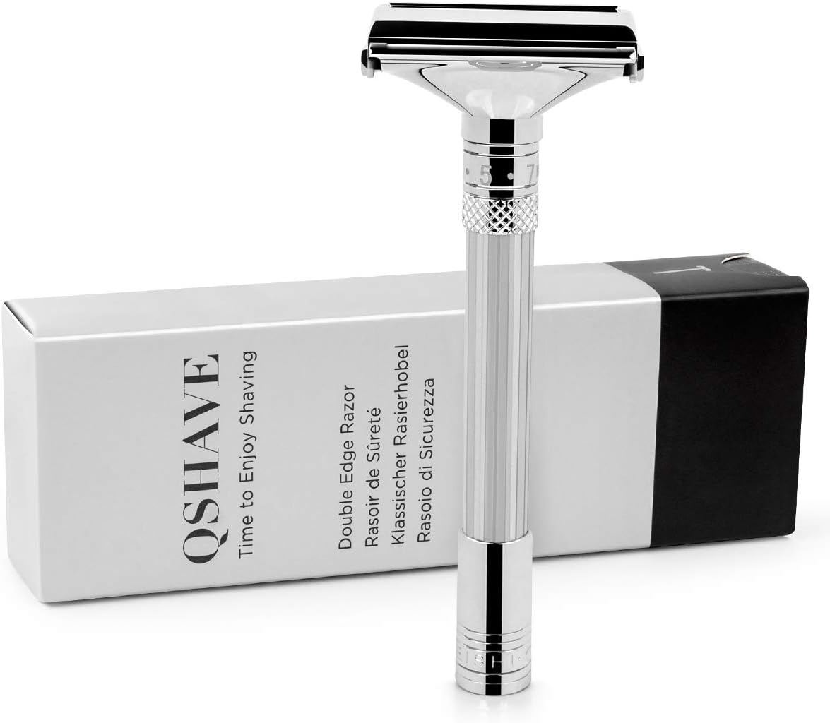 QSHAVE Parthenon Razor V2.0 - Adjustable for Superb Shaving Comfort