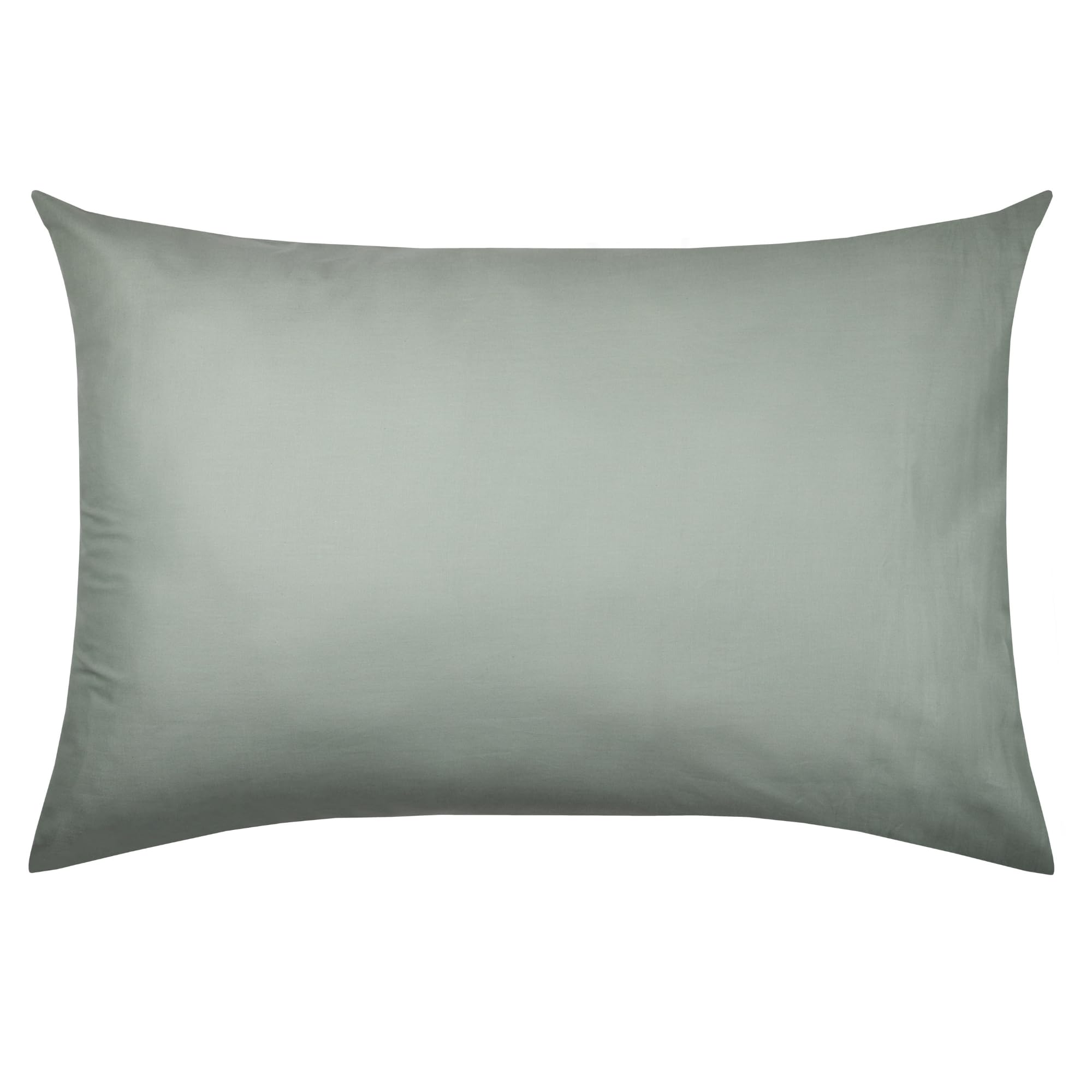 STOF, Pillowcase, Size 50 x 70 cm, 100% Organic Cotton, Quality, Oeko-Tex Certified, Colour Khaki, Horizon Model