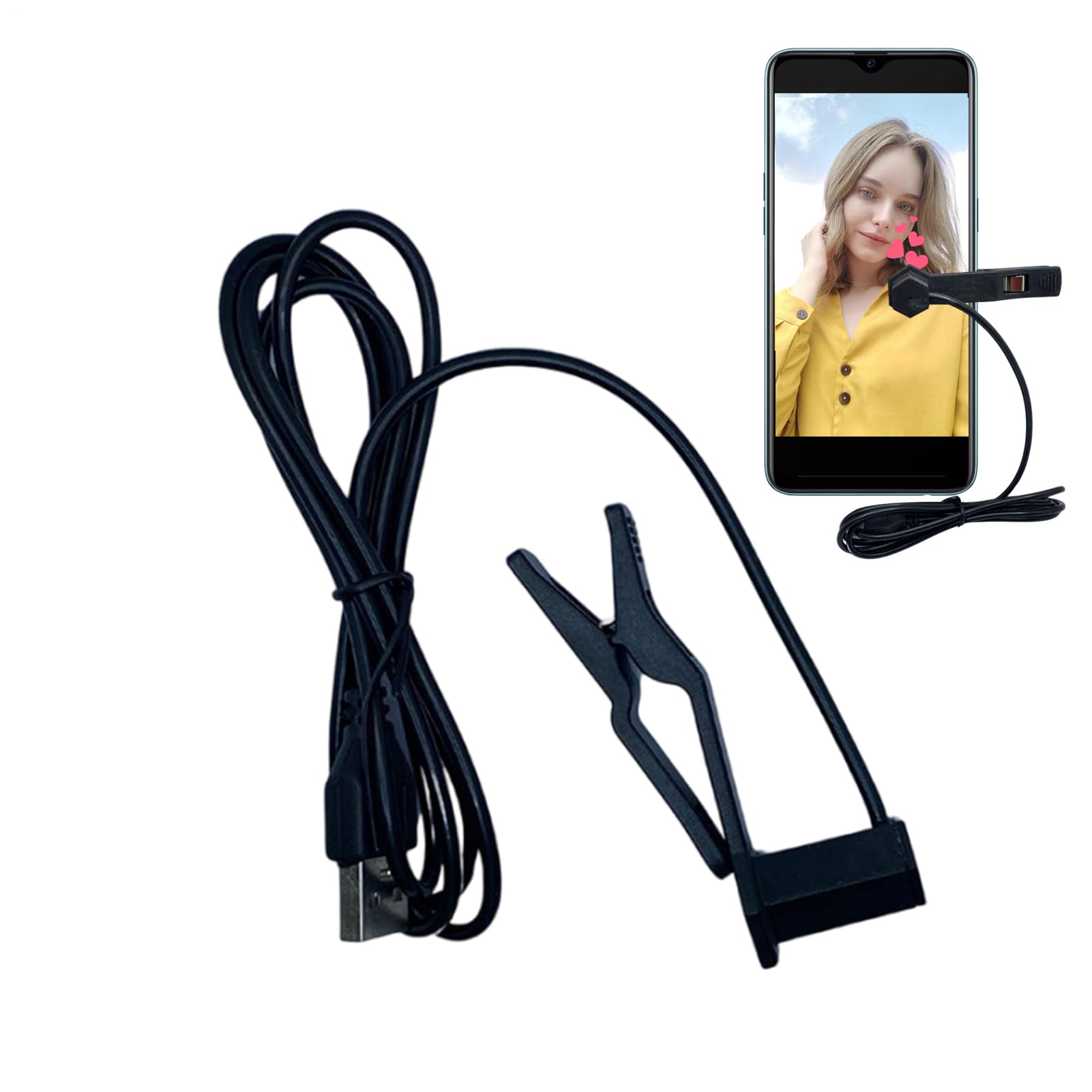 Clicker automatique | Tapper d'écran | Appareil d'écran de téléphone | Clicker automatique d'écran | Clicker de vitesse USB pour téléphone Apps Video Streaming Gadget Fast Click Simulation Finger