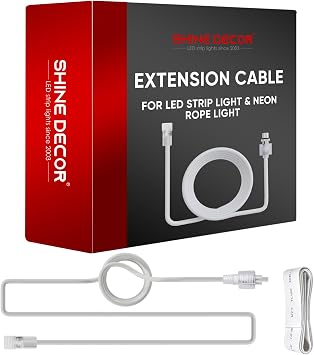 Connecting Wire for Male Female Connectable LED Neon Rope Light & LED Strip