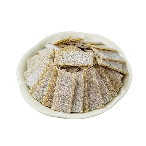 Indian Gooseberry and Plum Slices -250g (8.81 oz) - Seedless, 1mm Thin Fruit Snack - Rich in Vitamin C, Rich in Sweetness - Dehydrated Fruits for Office, Travel, and After Meals - Jade Ganzi, Amra, and Green Plum