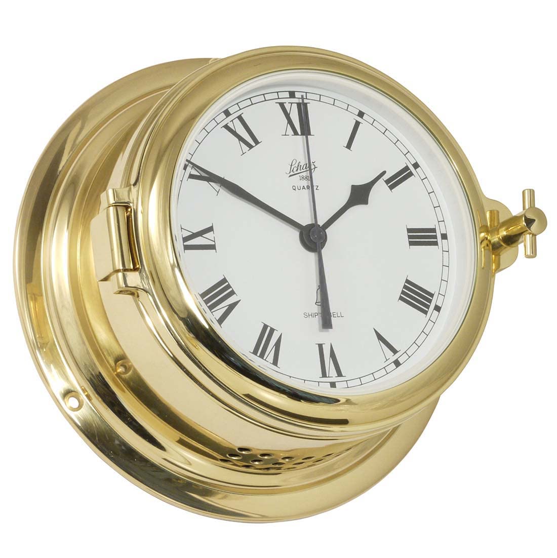 Delite 450cs Schatz Glasenuhr Midi Messing 155 mm x 68 mm