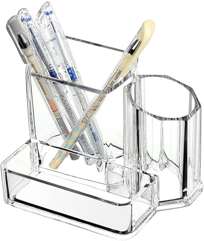 Sooyee Acrylic Desk Supplies Organizer Holder, 3
