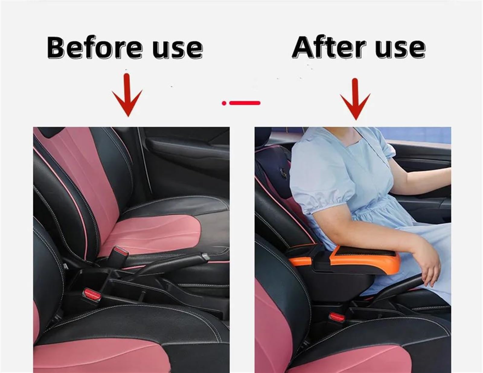 Scatola Bracciolo Con Supporto Multifunzionale Cuscino In PU Accessori Per La Modifica Degli Interni Dell'auto Per SX4 Consolle centrale(S1 black-blue)