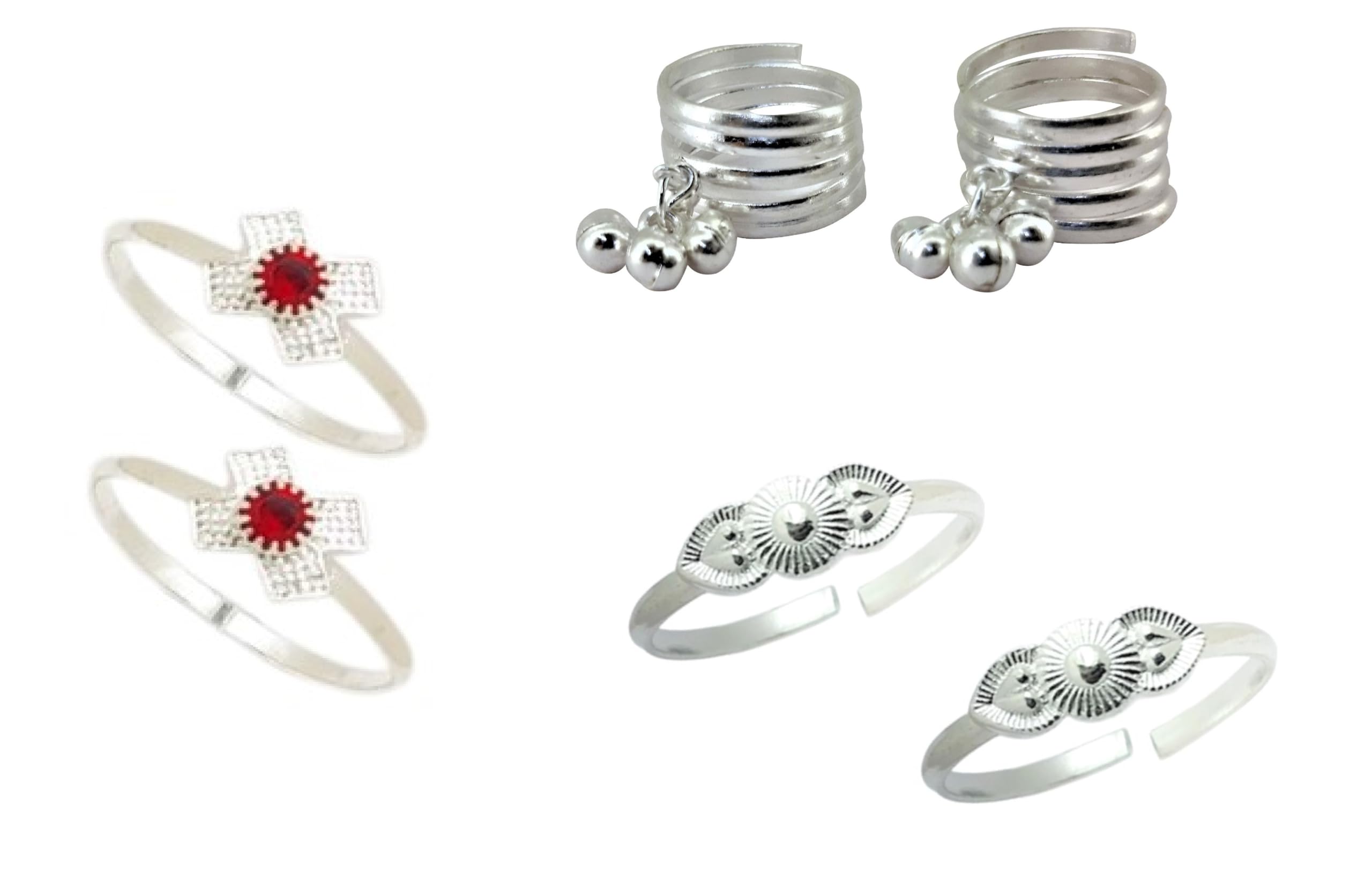 kamada creations Kamada's Designer colorful Toe ring-picture-24