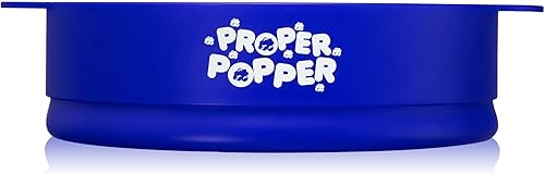 Miniatura 4 de The Original Proper Popper - Palomitas de maíz para microondas, máquina de palomitas de maíz, tazón plegable sin BPA y apto para lavavajillas, (azul)