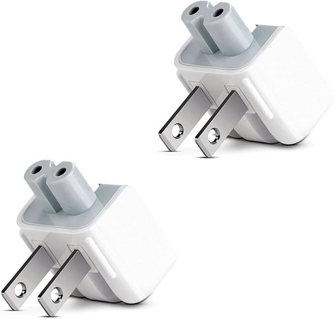 Adaptador de Pared US Plegable 2 Pack Compatible con MacBook iPhone iPad miniatura 7