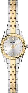 Fossil Women's Watch, Scarlette Quartz Stainless Steel Three-Hand Watch for Women