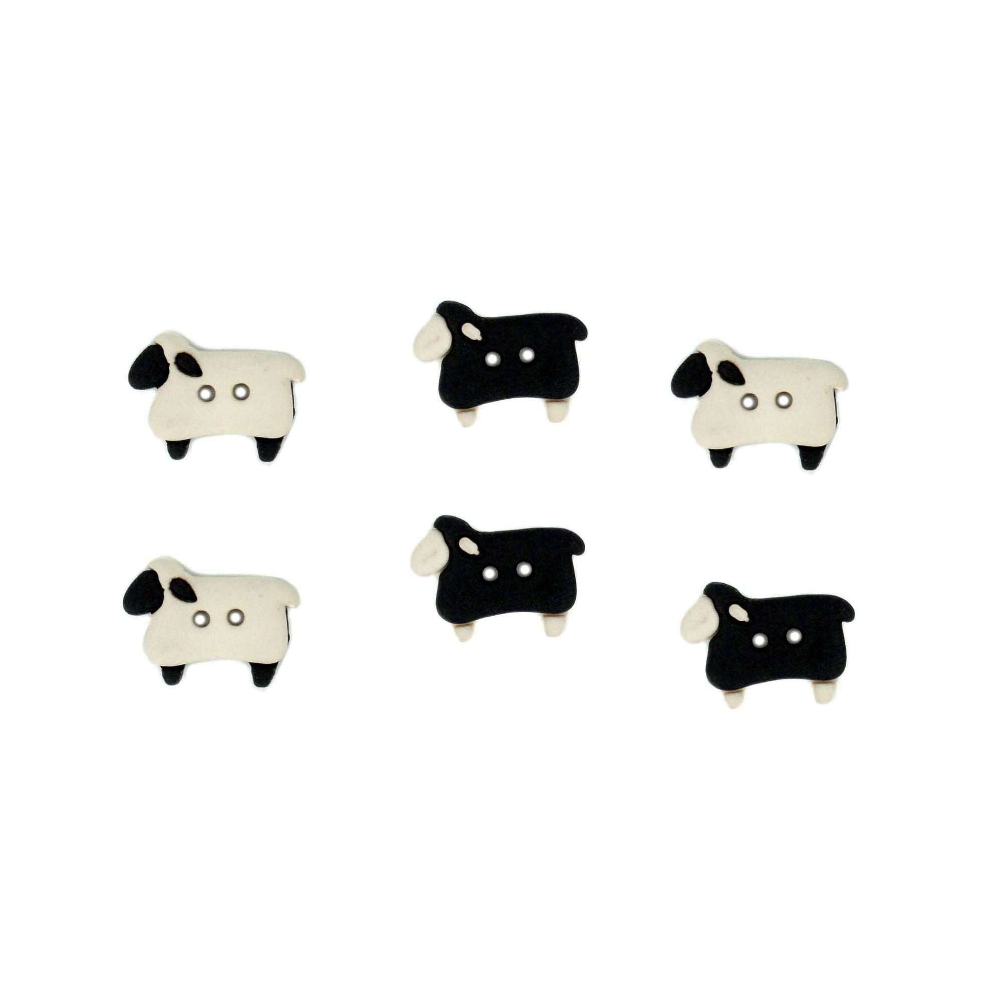 Jesse James (1-Pack) Dress It Up Button Fun Collection #5832 Sew Thru Sheep 5832-1P