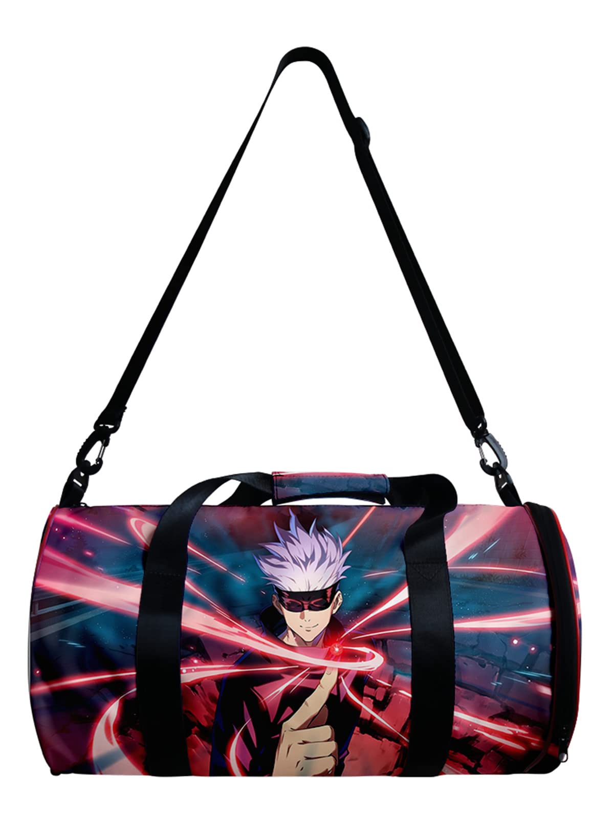 HANDAFA Anime Ju ju tsu Gym Bag Manga Cosplay Sport Duffel Bag With Shoe Compartment(Finger Light)