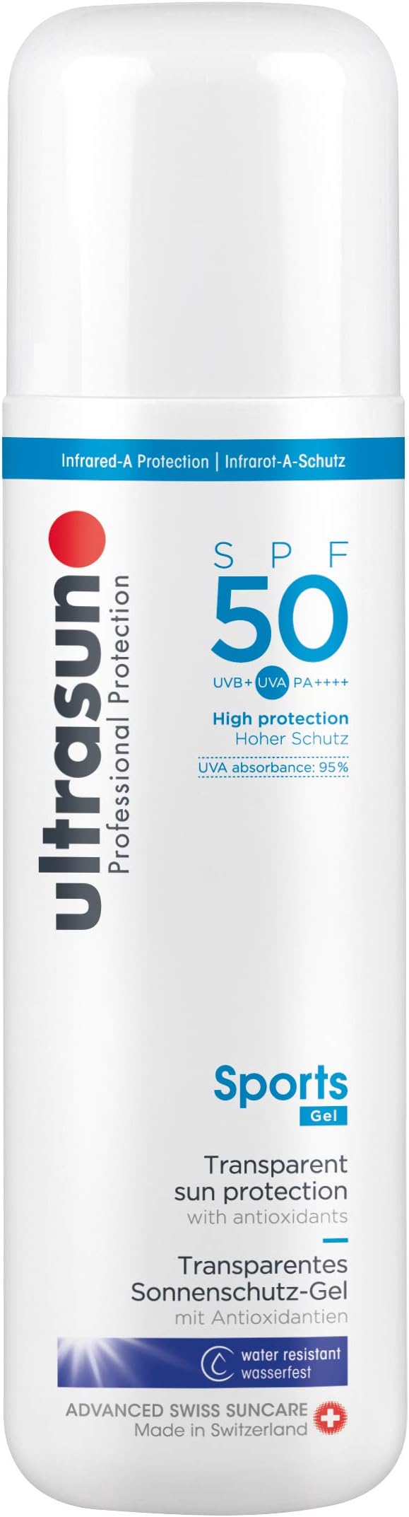 ULTRASUN SPORTS GEL SPF50 200ML
