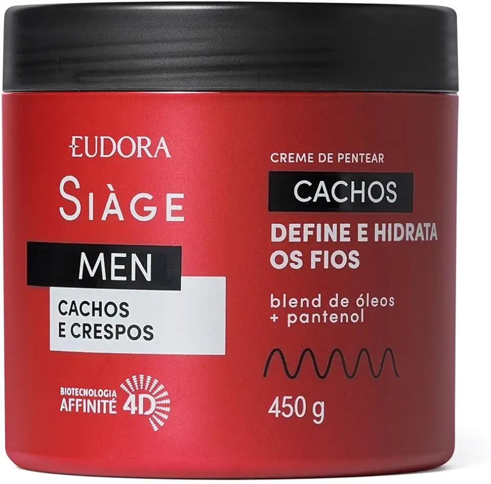 Eudora Eudora Siàge Men Cacheados Creme para Pentear Cacheados 450g