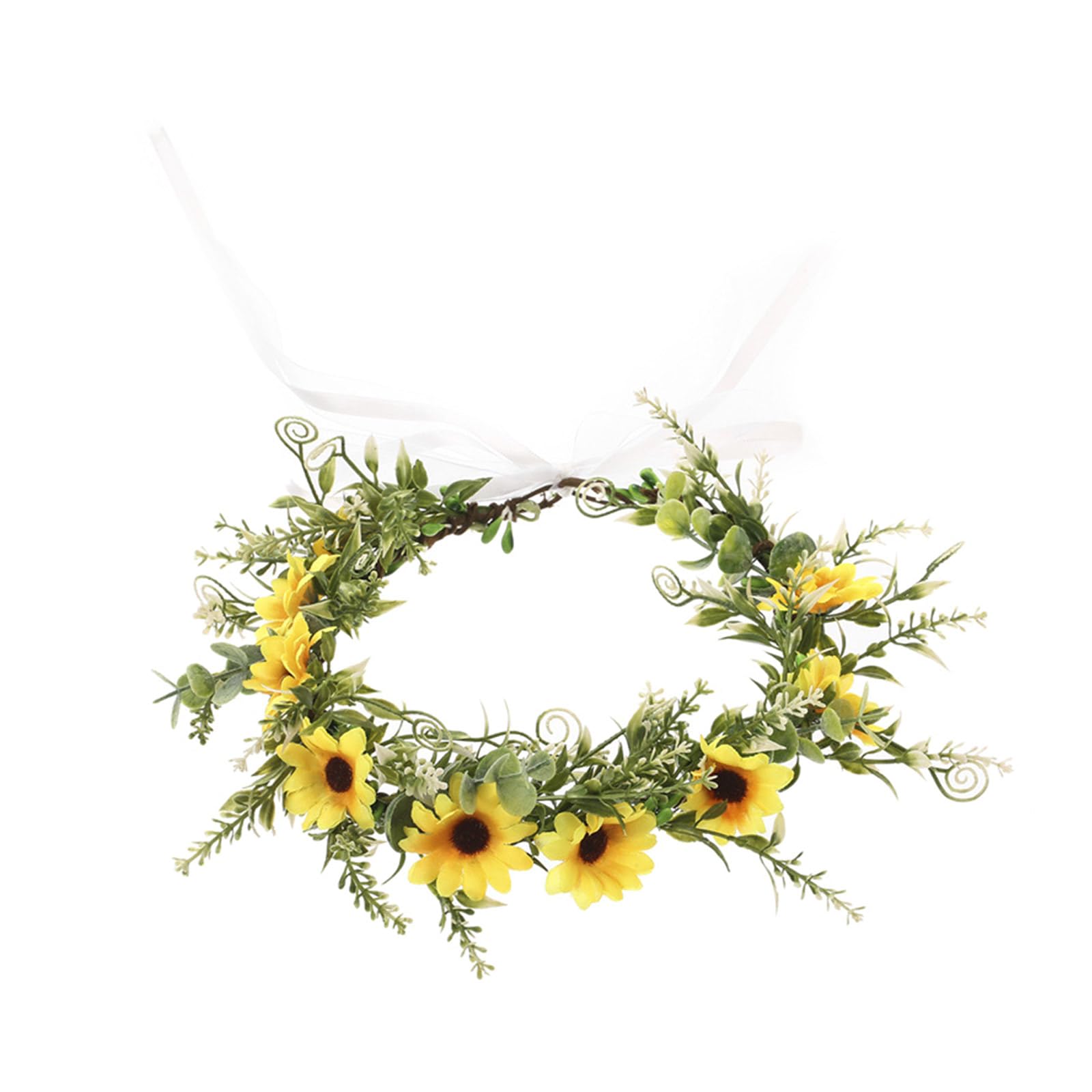 Fentency Flower Headbands Women Bride Flower For Wedding Party Supply Garlands Hair Wreath Headbands