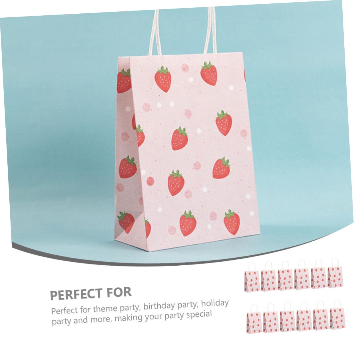 Gadpiparty 4 Sätze Papier Geschenktüten Mit Griffen Und Festival Geschenkbeutel Für Hochzeiten Geburtstage Und Besondere Anlässe Für Kleine Überraschungen Und Dekorationen 12 Stück * 4