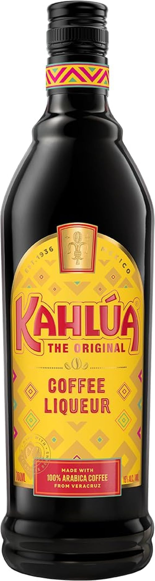 Kahlua Coffee Liqueur, 700ml | Rich Espresso and Sweet Toffee Flavor, Perfect for Espresso Martinis, Great for Gifting, Hero in Classic Cocktails