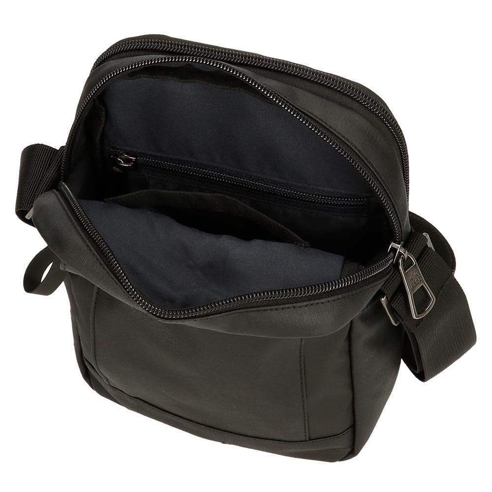 Pepe Jeans Dortmund Umhängetasche, grau, 17 x 22 x 7,5 cm, Baumwolle, Polyester und PU. 2,81 l von Joumma Bags, grau, Talla única, Umhängetasche