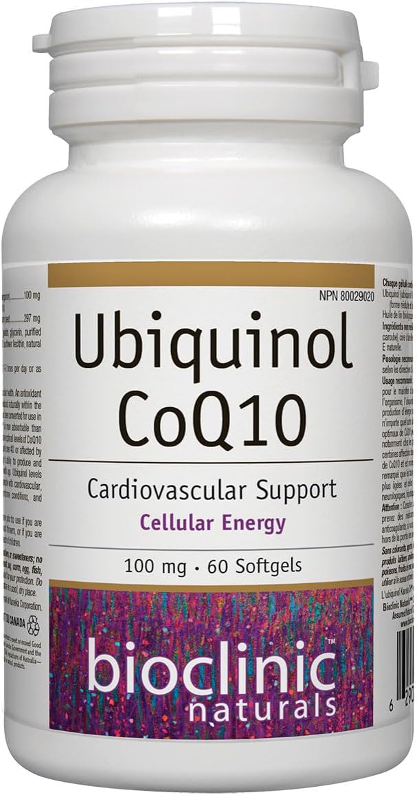 Bioclinic Naturals Ubiquinol Softgels, 60 Count