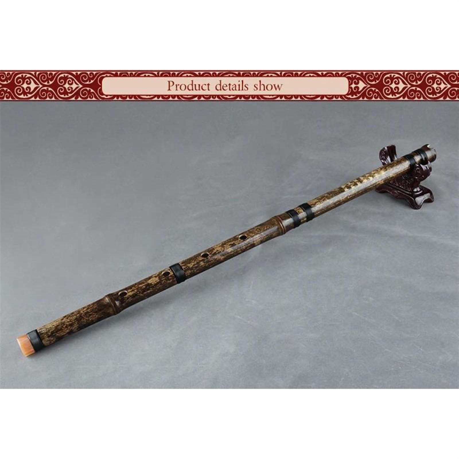 Flûte en bambou pour débutants Shakuhachi 54 Cm Flûte Verticale D Clé Shakuhachi 5 Trous Flûte De Bambou Instrument À Vent
