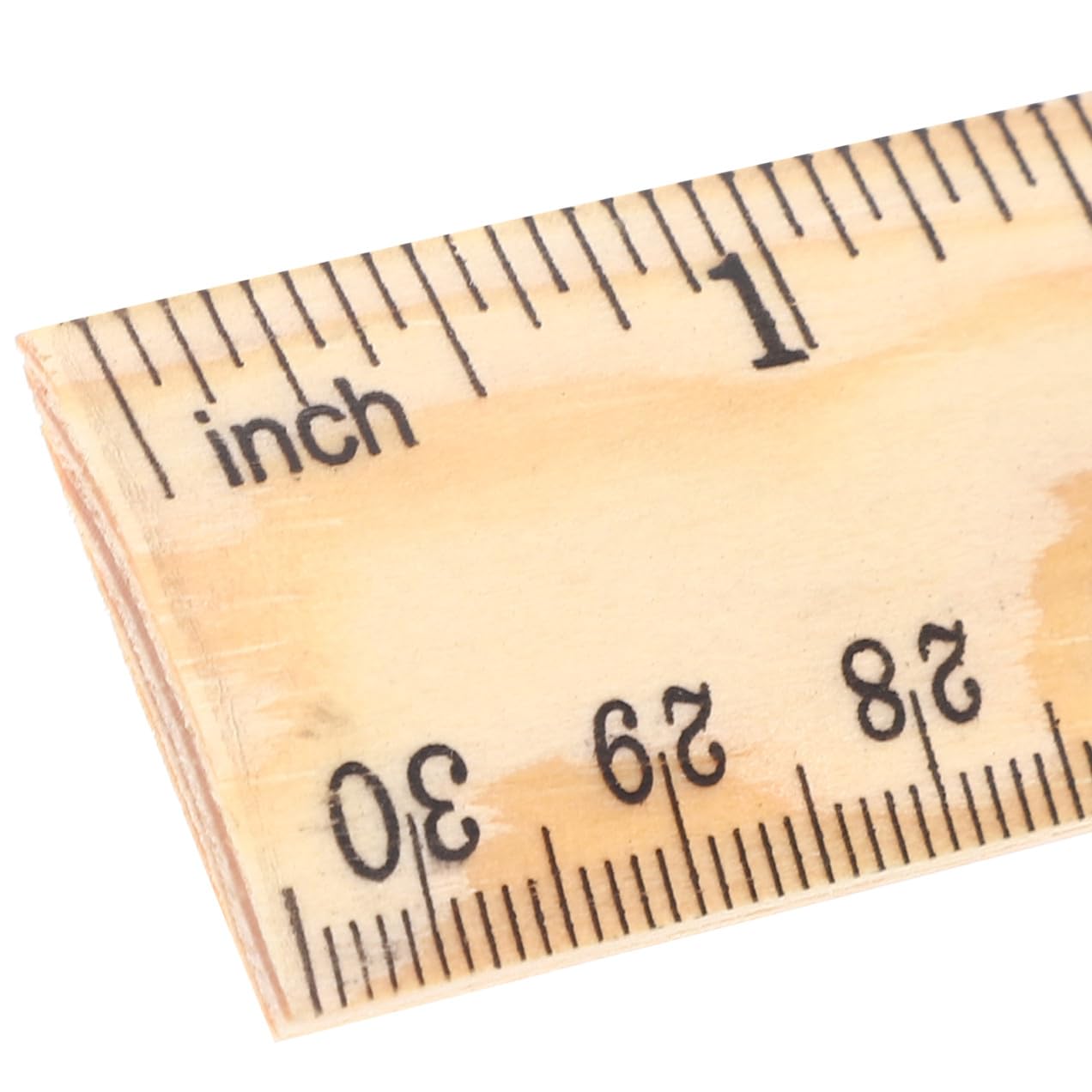 Uonlytech 26pezzi Righello di Bambù in Legno Fai da Te Righello Sartoriale Strumento di Cucito per Sarte Domestiche per Cucito Legno