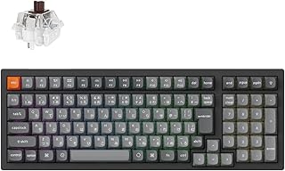 【国内正規品】Keychron K4 Max QMK ワイヤレス カスタム・メカニカルキーボード 、2.4GHz・Bluetooth無線・有線対応/QMKプログラム可能/RGBライト/Superスイッチ/ホットスワップ対応/Mac Windows Linux対応 (JIS日本語配列, Keychron Superメカニカル茶軸(ホットスワップ))