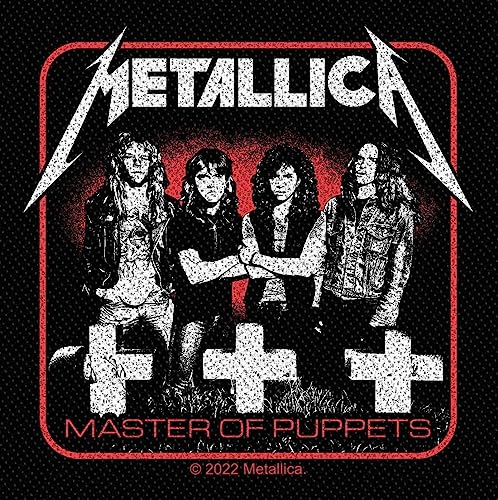 Metallica Master Of Puppets Band Indifférent Patch multicolore 100% Polyester