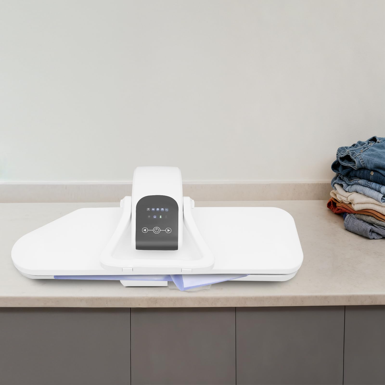 Plancha de vapor 2200 W, 120 g/min, golpe de vapor, 5 niveles de temperatura, pantalla táctil para ropa, hogar