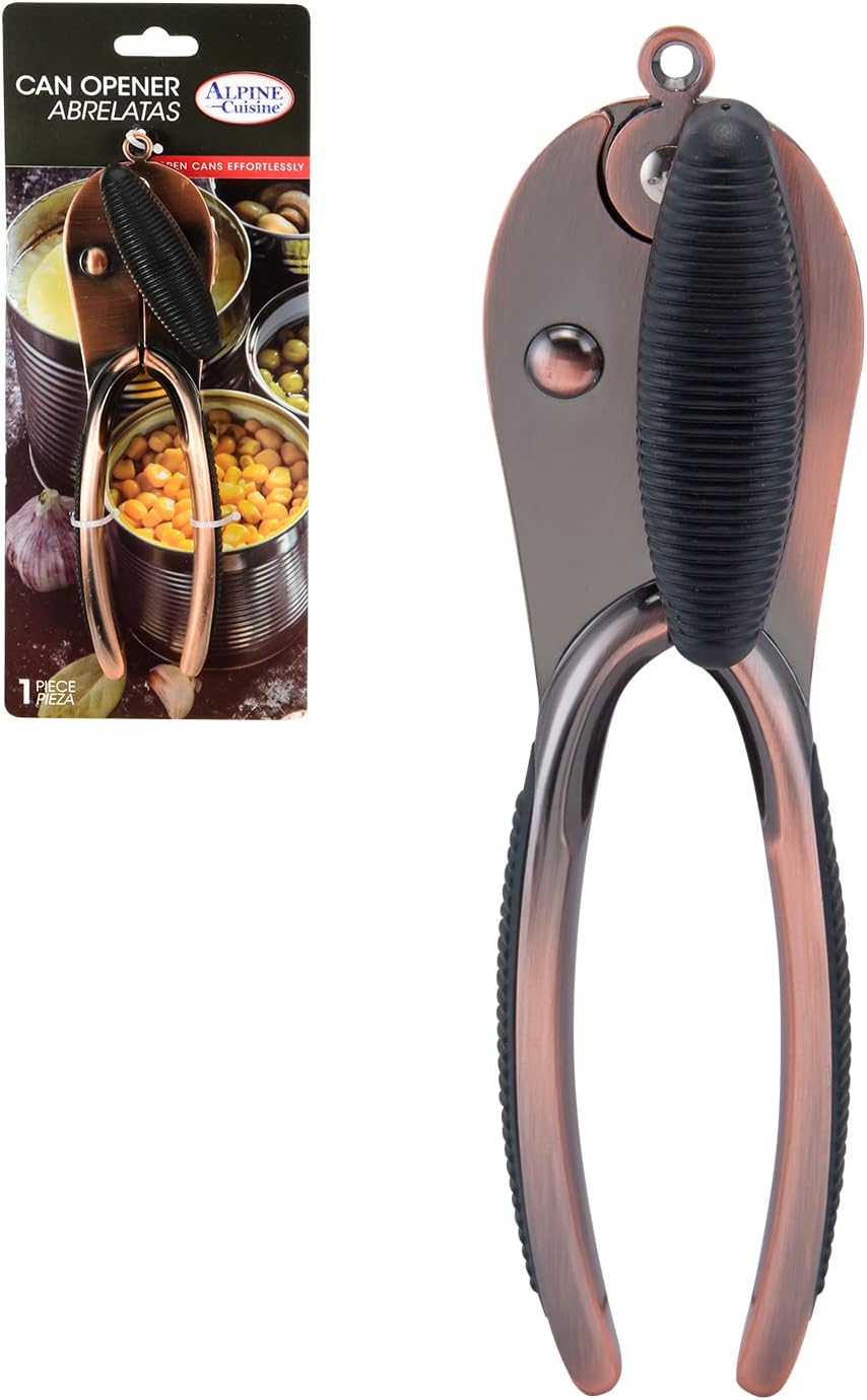 Alpine Cuisine Zinc Alloy HeavyDuty Can Opener 7.5 Inch