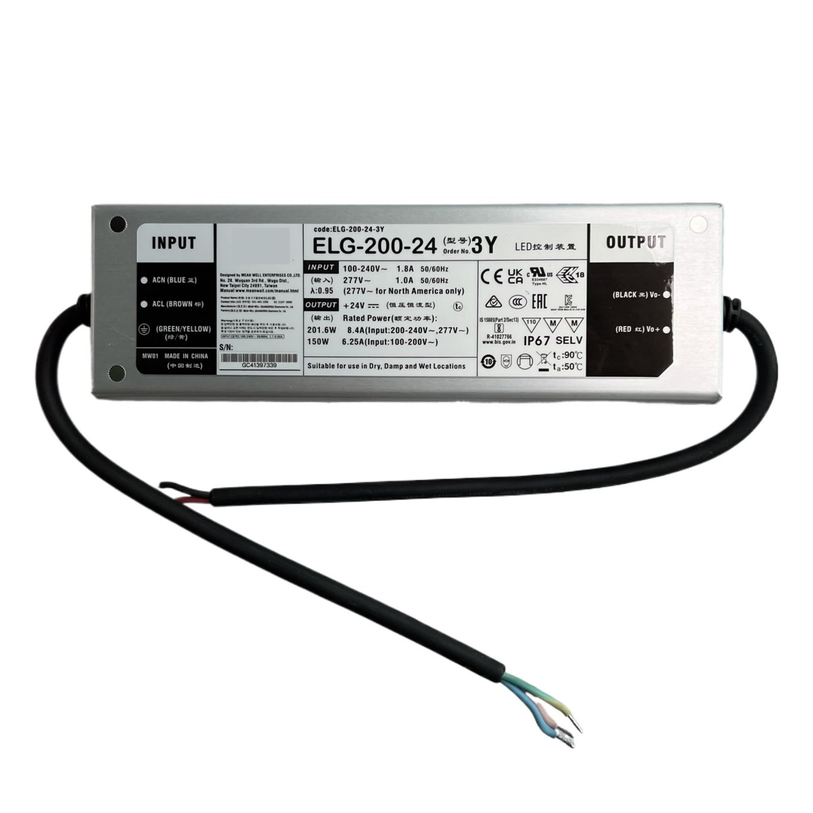 XDDQWSWA Switching power supply ELG-200-42AB-3Y 36AB-3Y(ELG-200-42AB-3Y)