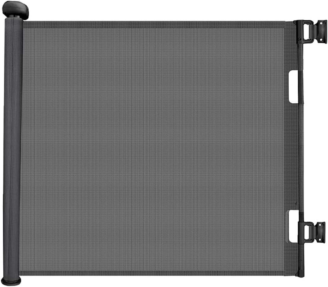 VEVOR Retractable Baby Gates for Stairs, Extends up to 116" Wide, Mesh Dog Gate for