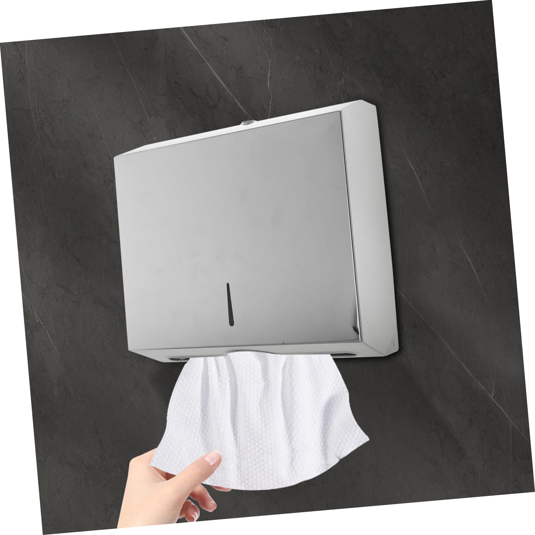 GLEAVI Dispenser De Toallas De Inoxidable para Pared Soporte Higiénico para Baños Públicos y Hospitales Diseño Elegante y Práctico Instalación y Reemplazo