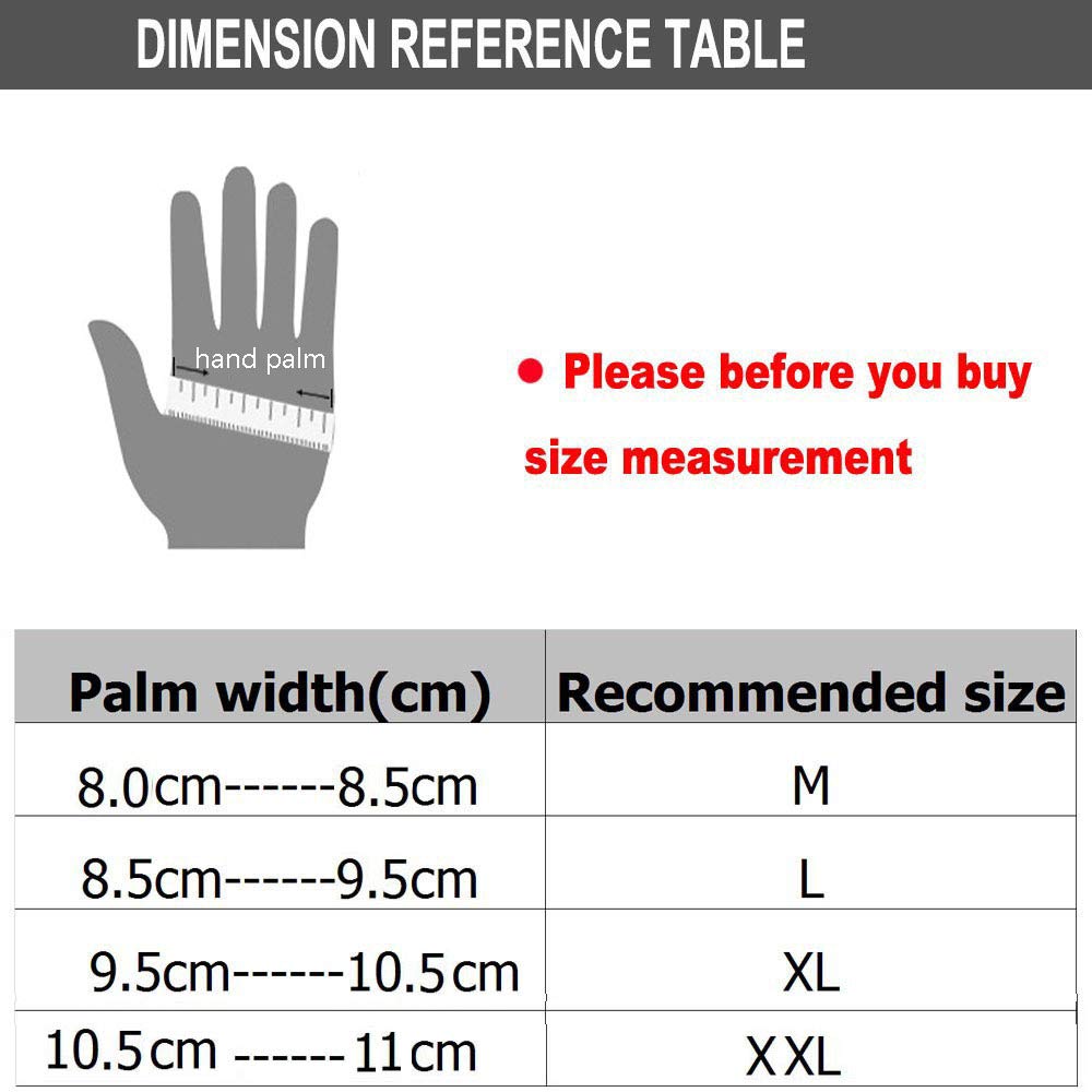 Guantes De Ciclismo con Dedo Completo, Pantalla Táctil Ligera Y Transpirable, para Ciclismo Caza Senderismo Escalada Deportes Al Aire Libre, Unisexo,Orange-L