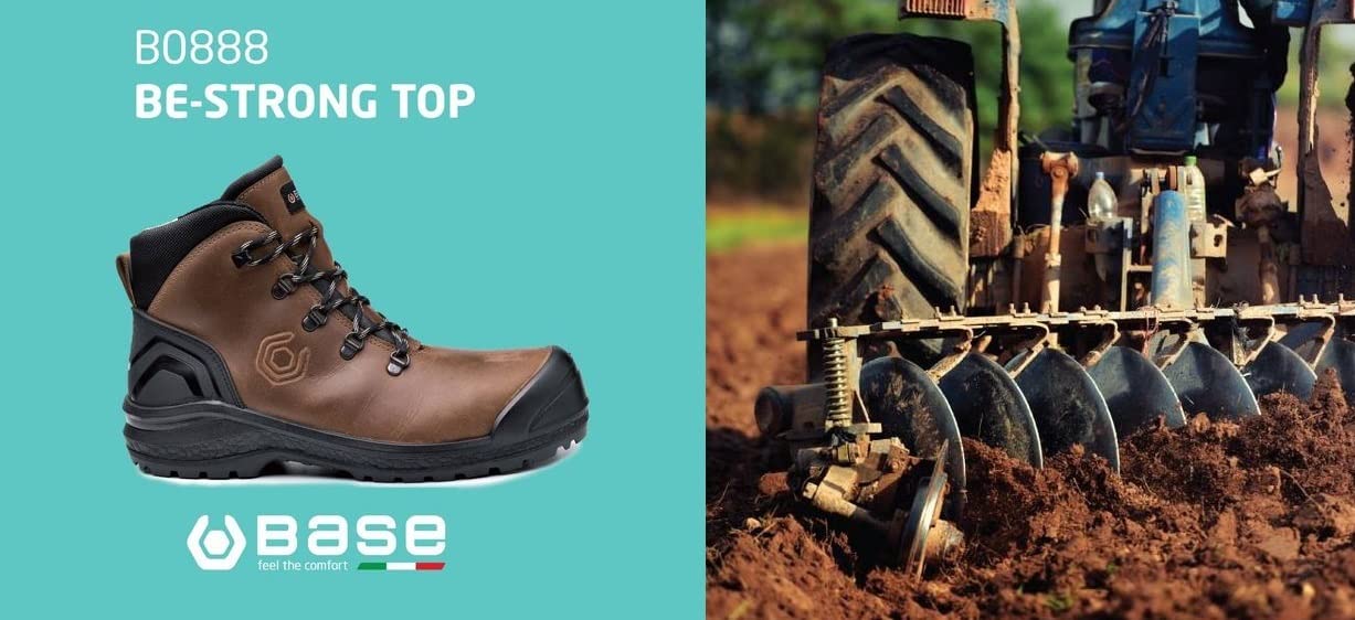 BASE Protection 1 buty ochronne czarne czerwone 45