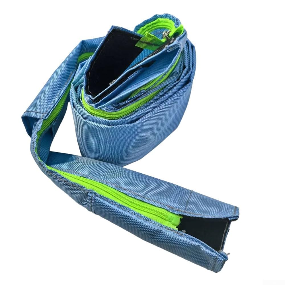 Besttoolifes 3,5 m Nylon-Staubsammelschlauch-Abdeckung, Schutzhülle, für D27 32 mm Staubsaugerschlauch, Werkstatt-Staubabsaugsystem