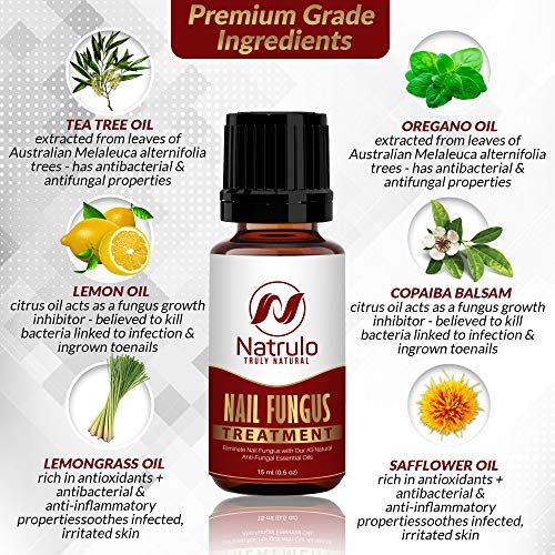 image for Natrulo Nail & Toenail Repair - Natural Nail Balm with Tea Tree Oil - 