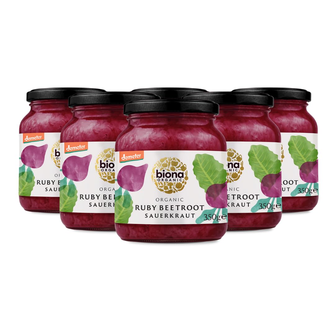 Demeter Organic Sauerkraut Ruby Red 350g - Pack of 6