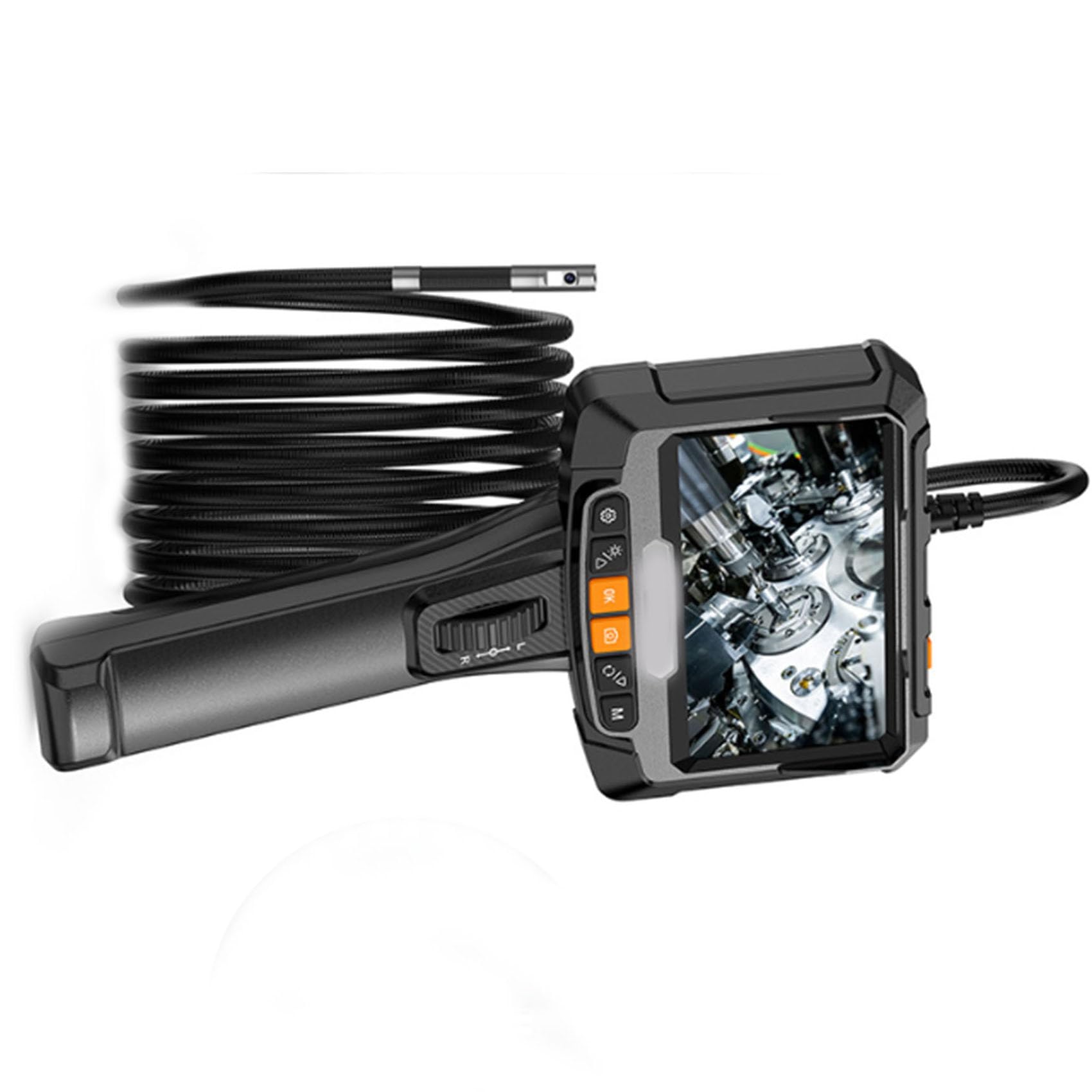 HYZHANHONG 1m, 5- Inch High-Definition Dual Lens Industrial Endoscope, 1080P High-Definition Endoscope Camera, Used for Repairing Automotive Pipeline Tools