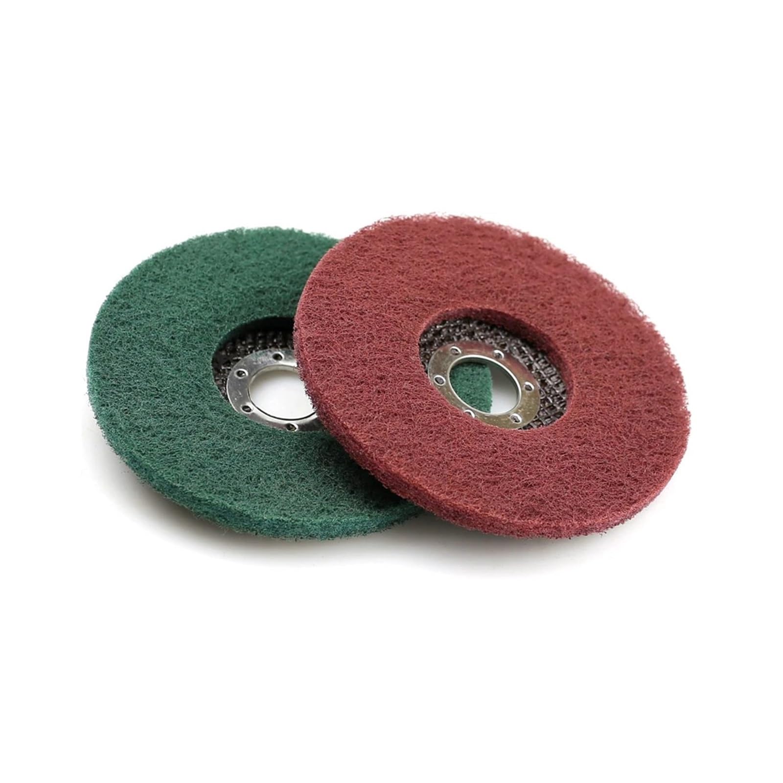 Disque de meulage à lamelles Non tissées, 125x8x22mm, roue de polissage en Nylon, outils de meuleuse d'angle for le polissage des métaux, 10 pièces(MIX)