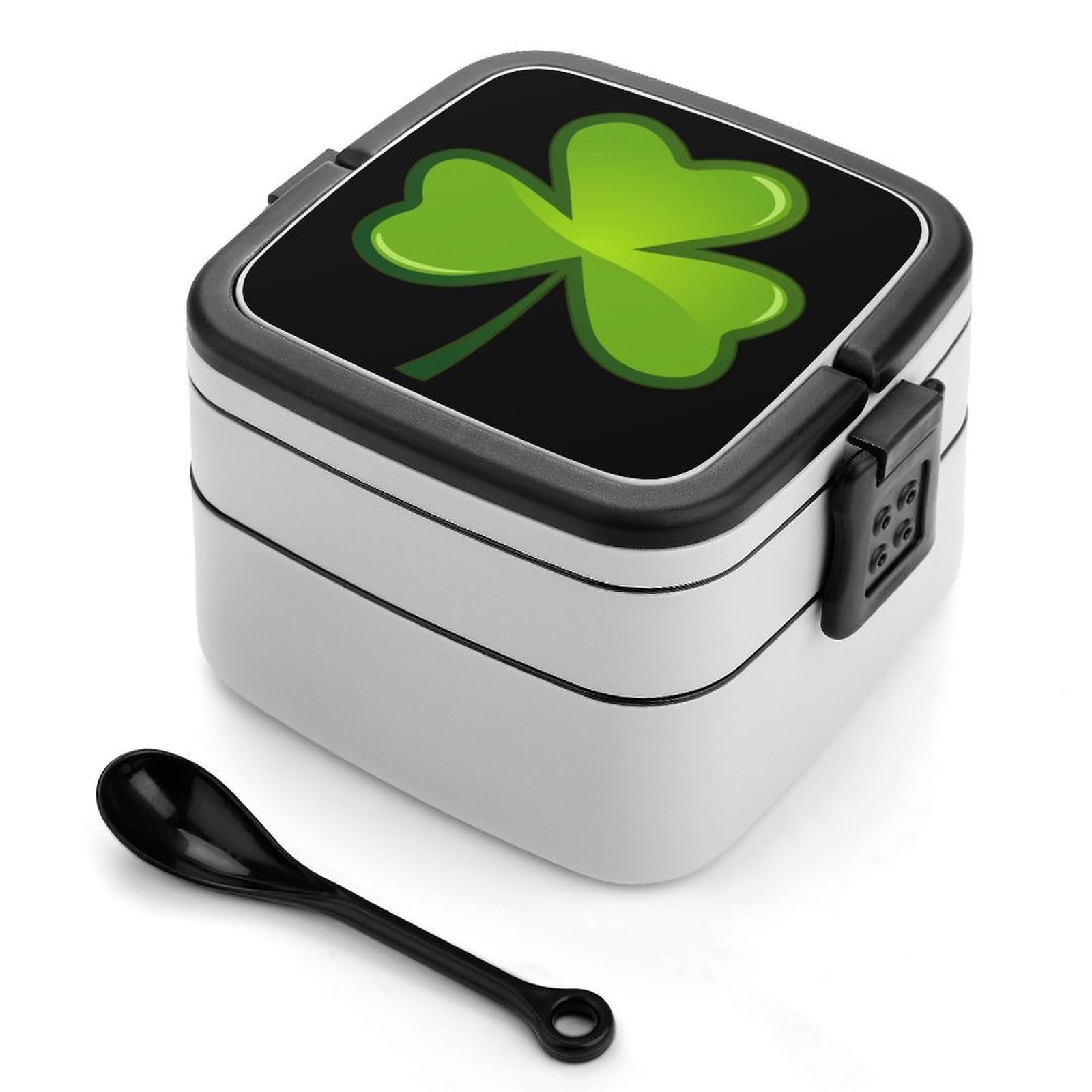 CGSBNGHA St-patricks Day Bento Lunch Box 2 Layer Lunchbox Food Container for Adults Office