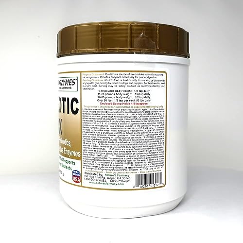 Miniatura 5 de Dogzymes Probiotic Max para mascotas, 8 onzas