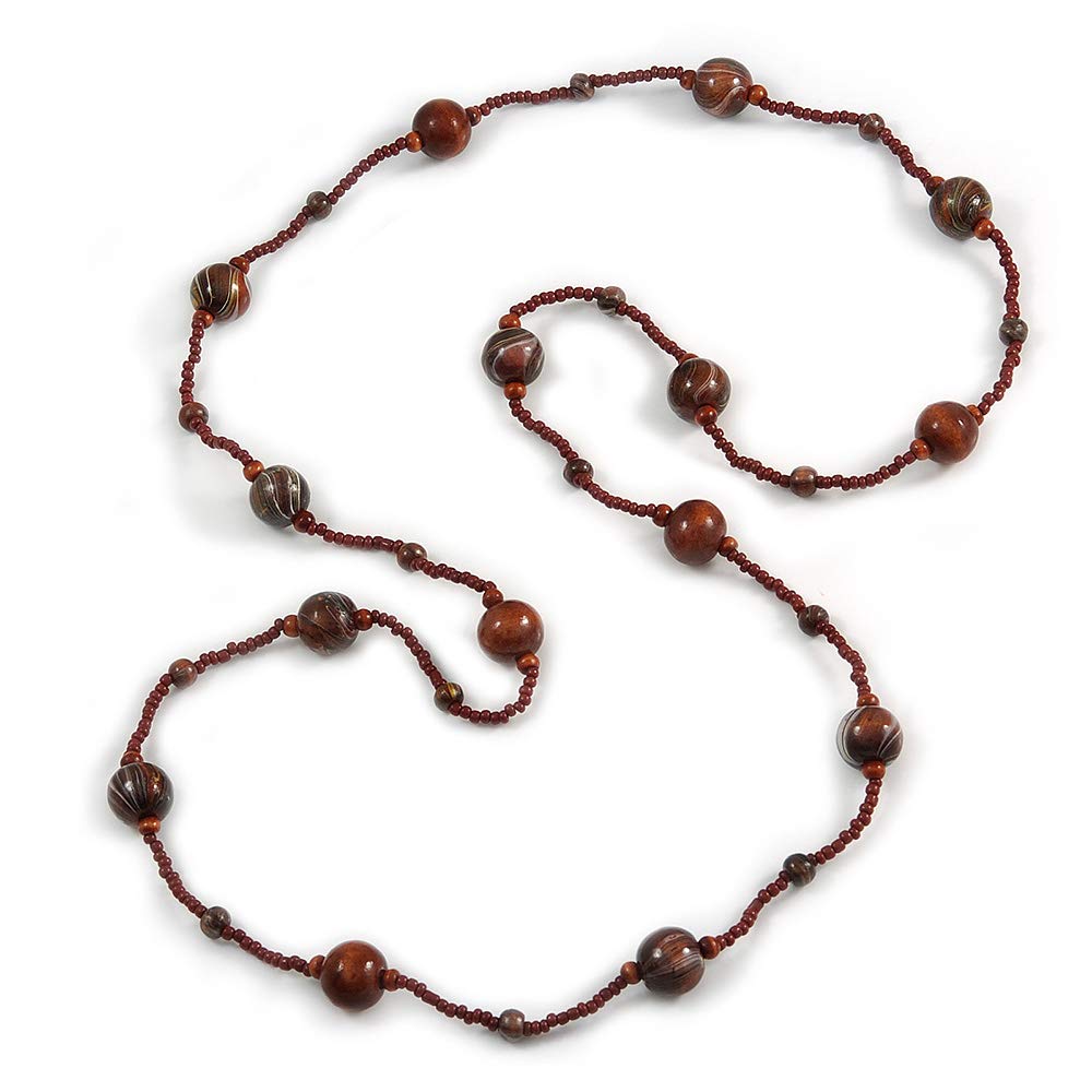 Collana Lunga Con Tondi Metallo E Resina 286024