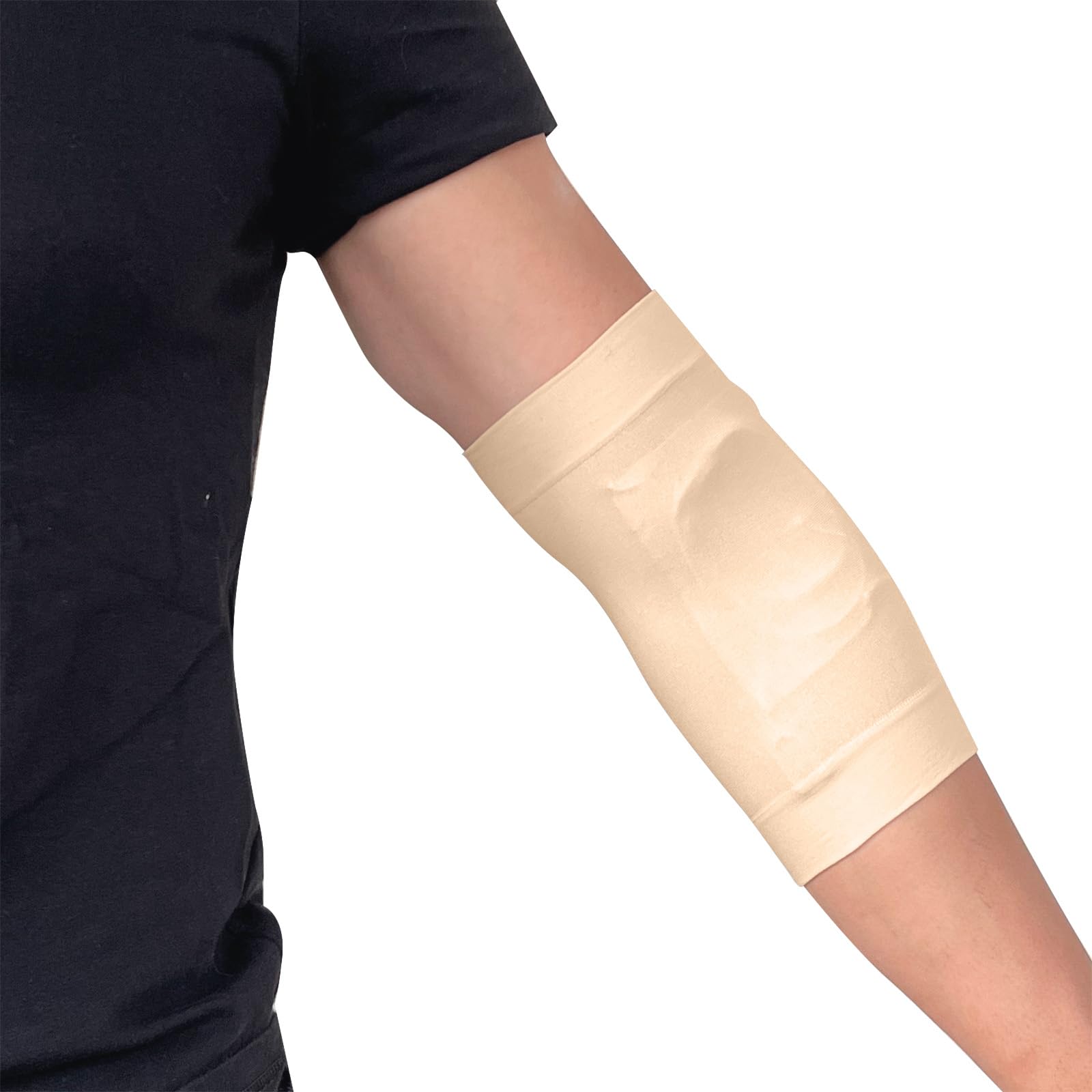 Glico Line Cover PICC Plus Unisex, banda para el brazo protectora para Picc de microfibra, 100% fabricada en Italia, beige, L