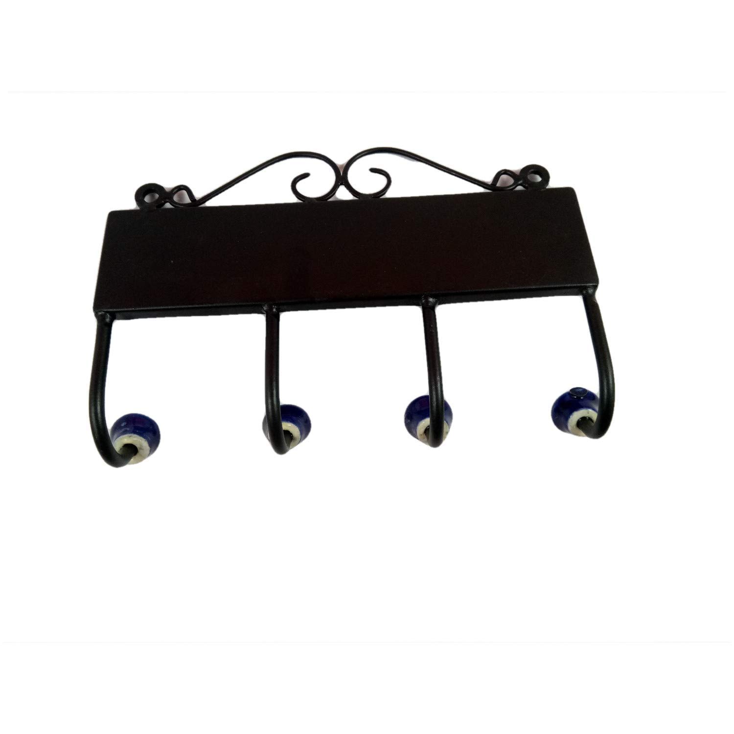 India Meets India Handicraft Wall Key Hook Coat Hanger Key Rack Organizer. Best Gifting Made by Awarded Indian Artisan