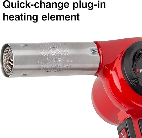 Vista 21 de Master Appliance Pistola de calor industrial HG-301D, elemento de calefacción enchufable de cambio rápido, 800 ° F, 120 V, 1440 W, 12 amperios