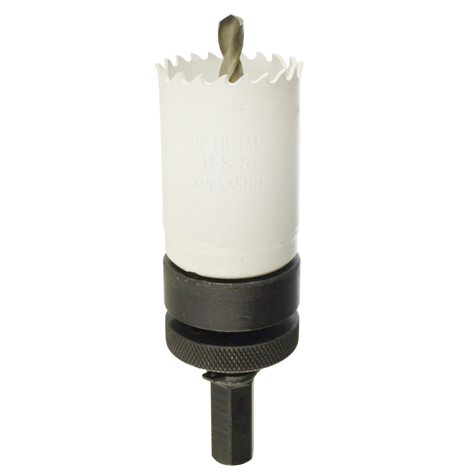 35mm HSS Hole Saw Holesaw Bi-Metal Blade Cutter Drill and Drill Adaptor Arbor