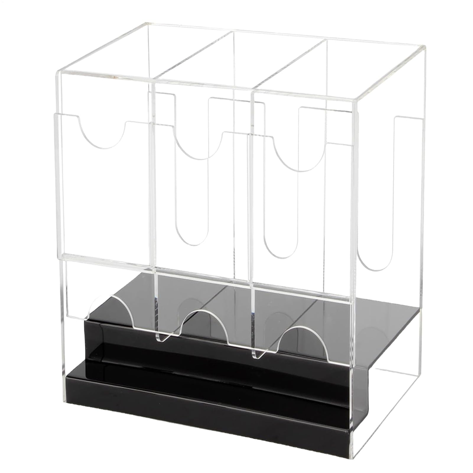 Booster Pack Dispenser Box 3-Fach Transparenter | Sammelkarten-Pack-Organizer Für Zuhause, Schlafzimmer, Büro und Spielzimmer, sowie als Organizer und Displaybox für