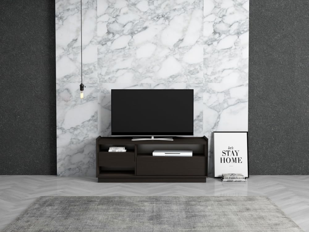 Kidsaw YUCCA Modi Wenge 1 Drawer TV Cabinet, 1.2m, Grey