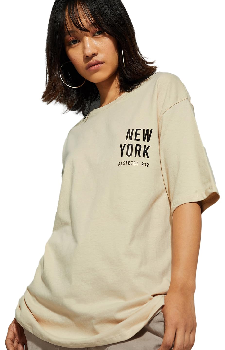max Women's Cotton Oversized Fit T-Shirt-picture-38